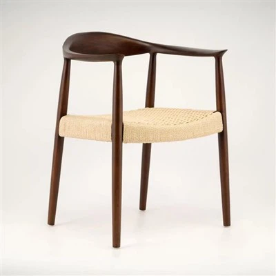 Kennedy Wood Trpezarija Restoran Rope Weave Arm Chair