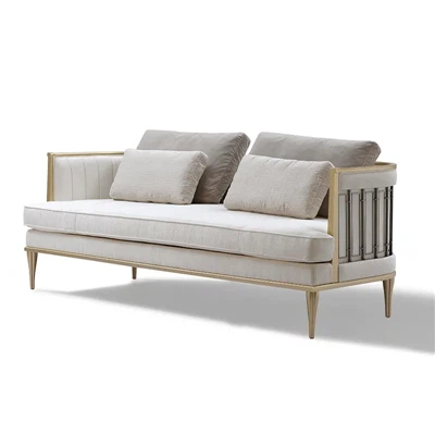 Moderna luksuzna, minimalistička siva tkanina, hotelska sofa dnevna soba